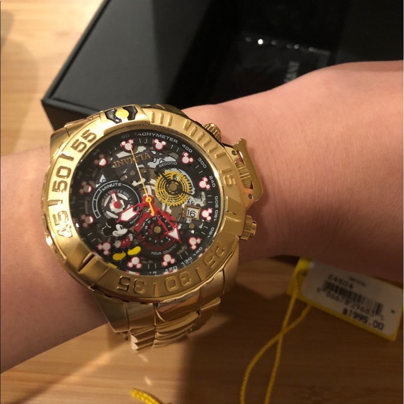 NWT INVICTA - Disney Gold Watch (Limited Edition) - Picture 6 of 8